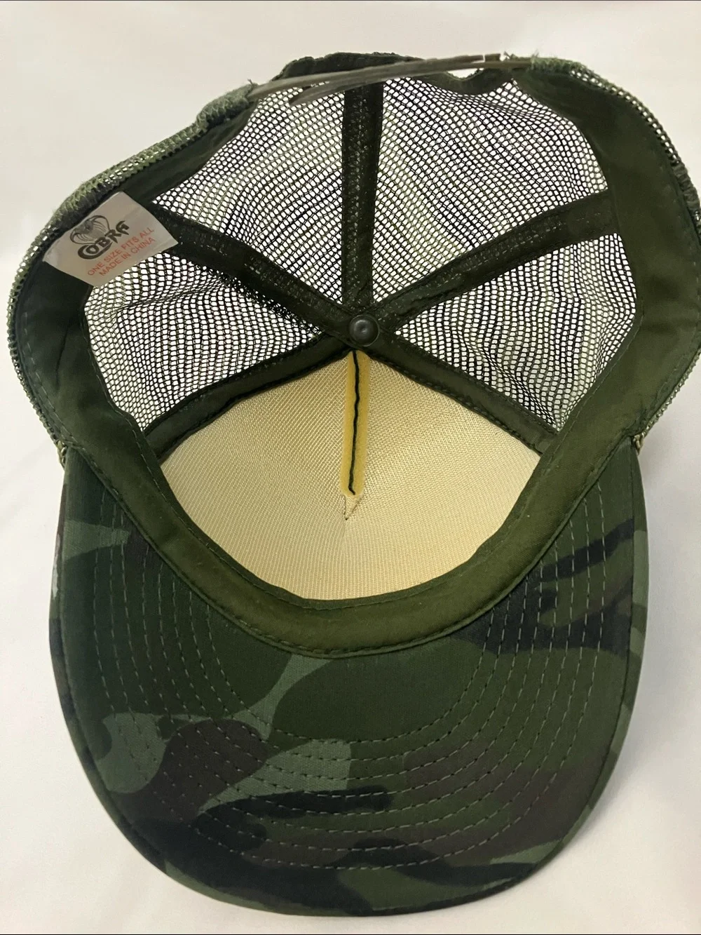 Cobra Green“House Hunter” Camo Print Trucker Hat Women’s Size One Size Fits All